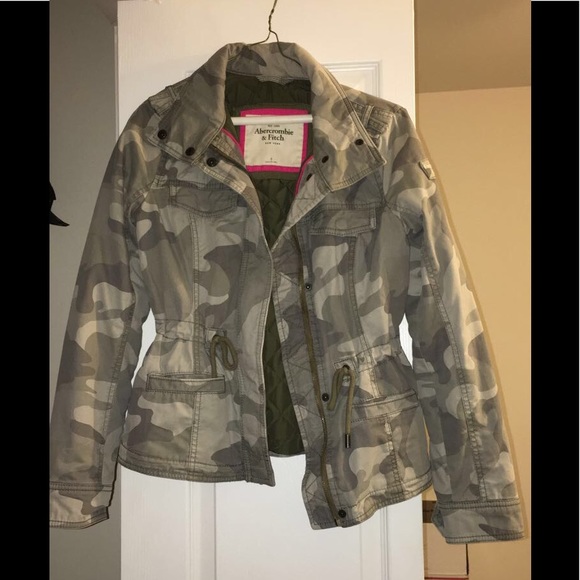 abercrombie camo jacket